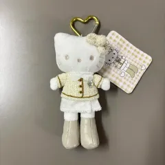 ハローキティ ロングダリキティ ツイード ドレスアップ キティ キーホルダー (新品)