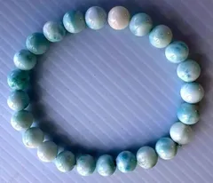 ★限定★★10A天然ラリマー★★ブレスレット8mm★tk6098