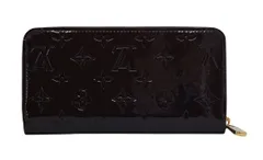 D2854◆未使用【ルイヴィトン】ジッピーウォレット M90416 ヴェルニ◆ラウンドファスナー 長財布 アマラント