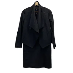 自由区/jiyuku(ジユウク) ワンピースセットアップ サイズ38 M レディース美品  黒×グレー 春・秋物