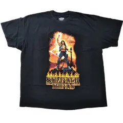 ストレンジャーシングス　ヴィンテージ加工Tシャツ　XLサイズ　エディ　海外 *