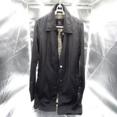 BURBERRY トレンチコート ノバチェック ブラック アウター ベルト Lサイズ