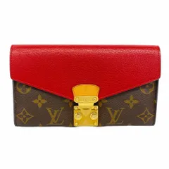 美品★ルイヴィトン モノグラム ポルトフォイユ・パラス 長財布★正規品 ルイヴィトンモノグラムポルトフォイユサラ長財布