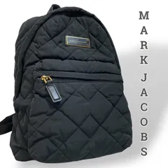 【美品】MARK JACOBS マークジェイコブス リュック　バッグパック　ブラック　ナイロン　キルティング　大容量 A4 お出かけ　普段使い　日常使い　レディース　メンズ　通勤　通学　おでかけ　おしゃれ　カバン　鞄　かばん ブランド