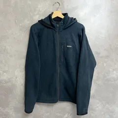 patagonia フリースパーカー ダークネイビー サイズM