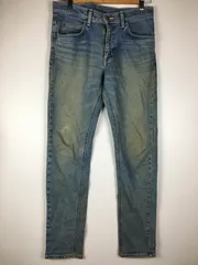 Lee ウォッシュ加工 ジーンズ 牛革 メンズ M ブルー 4021202512170069