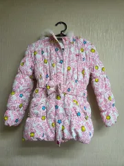 ラブリー パータン ピンク スキーアウター 130