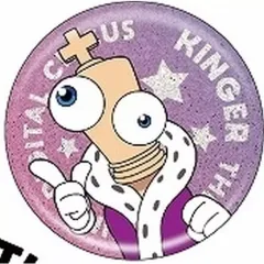 【中古】バッジ・ビンズ キンガー 「アメイジングデジタルサーカス トレーディングきらきら缶バッジ」