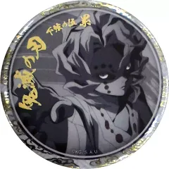 【中古】バッジ・ピンズ 累 「鬼滅の刃 キャラクター絵巻カフェ in ufotable Cafe 終ノ巻 箔押し56mmランダム缶バッジA」