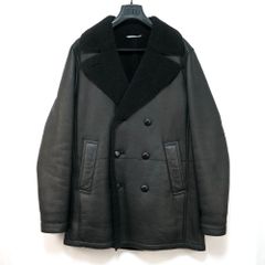 極上 美品 HERMES エルメス ファー レザージャケット ラムレザー