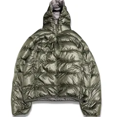 mont bell モンベル　ライトアルパインダウンジャケット　ミリタリーカーキ　メンズ　サイズXL　Y2K　短丈　人気モデル