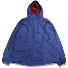 patagonia パタゴニア　インファーノジャケット　マウンテンパーカー　ブルー×レッド　紺系　０４年製　メンズ　サイズL　ヴィンテージ　ナイロンジャケット