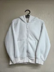 トップテンキッズ フリース ジップアップ アイボリー 130