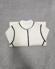 防風 レディース ニット ジップアップ 66サイズ