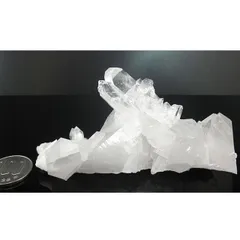 貴重な一点物 アメリカ アーカンソー州産 天然水晶クラスター 原石｜約53×100×43mm・106g