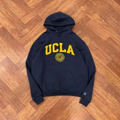 L チャンピオン UCLA ネイビー フードTシャツ