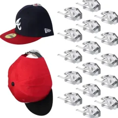 [HSE金丸商店] 帽子掛け キャップハンガー 帽子ラック 壁掛け 吊り下げ 10個セット 整理収納 (10, 透明) [透明] [10]