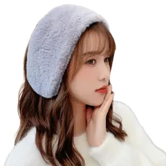 [Belle Iza Bella] フェイクファー イヤーマフ レディース 耳あて (グレー, Free Size) [グレー] [Free Size]