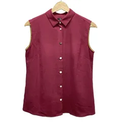 PaulSmith(ポールスミス) ノースリーブシャツブラウス サイズ40 L レディース美品  - パープル