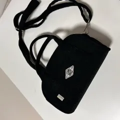 ウール・にの 二乃・あんさんぶるスターズ！！(あんスタ) ブラック コーデュロイ トートバッグ