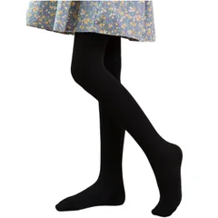 [Belle Iza Bella] キッズタイツ 裏起毛 レギンス (JP, アルファベット, L, ブラック) [ブラック] [L]