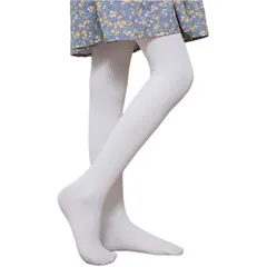 [Belle Iza Bella] キッズタイツ 裏起毛 レギンス (JP, アルファベット, L, ホワイト) [ホワイト] [L]