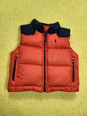 18M ポロ ラルフローレン オレンジ ダウン ベスト