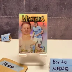 2021 Topps Finest Kevin De Bruyne Manchester City FC Masters UEFA Champions League Refractor カード