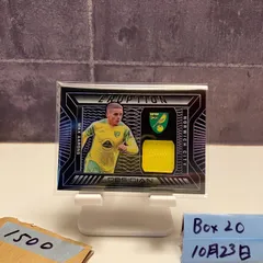 2021-22 Panini Obsidian Max Aarons 30/75 Norwich City Eruption  ジャージ カード