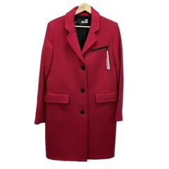 LOVE MOSCHINO(ラブモスキーノ) コート サイズ42 L レディース美品  - ピンク 長袖/秋/春