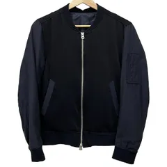 STUDIOUS(ステュディオス) ブルゾン サイズ1 S レディース - 黒×ダークネイビー 長袖/秋/春