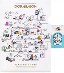 【中古】クリアファイル ドラえもん＆ひみつ道具/A4クリアファイル＆ステッカー ステーショナリーアソート 「一番くじ ドラえもん～ひみつ道具がいっぱい～」 D賞