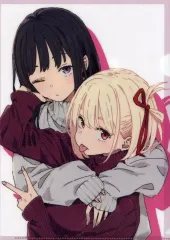 【中古】クリアファイル U.錦木千束＆井ノ上たきな(舌だし) A4クリアファイル 「リコリス・リコイル展 ～seize the day～」