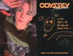 【中古】コレクションカード(男性) RIIZE/ウンソク(EUNSEOK)/裏面黒・印刷サイン・メッセージ入り/CD「ODYSSEY」(PACKAGE-UNIVERSE Ver.)封入フォトカード