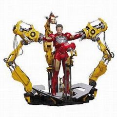 【中古】フィギュア パワードスーツ装着機 アイアンマン・マーク4フィギュア付き 「アイアンマン2」1/6塗装済み完成品