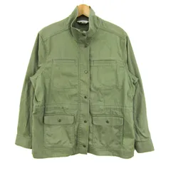 エルエルビーン ミリタリージャケット アウター レディース Lサイズ グリーン L.L.Bean 【中古】