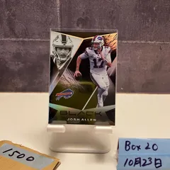 2021 Panini Black Josh Allen Buffalo Bills Quarterback カード