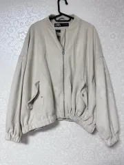 ザラ スウェード ブルゾン ジャケット