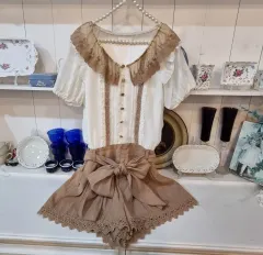 LIZLISA セットアップ リボン トリプルリボンフリルセットアップ ｜ LIZ LISA（リズリサ）公式通販