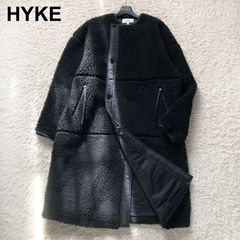 HYKE MELTON CPO LONG JACKET ロングジャケット - メルカリ