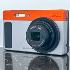 PENTAX ペンタックス Optio H90 オレンジ×シルバー 1210万画素 光学5倍
