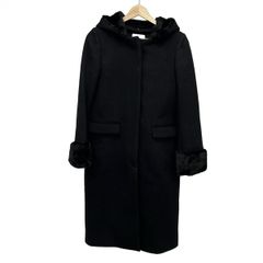 Burberrys Blue Label ブラックロングコート 38 - メルカリ