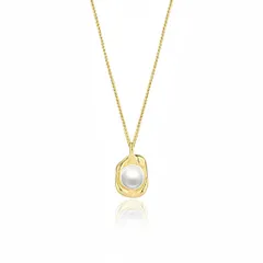 [Liebendo] ネックレス ペンダント レディース チェーン 調節可能 ジルコン キラキラ 人気 おしゃれ 錆びない お誕生日 バレンタインデー 彼女 親友 プレゼント アクセサリー金属アレルギー 金 銀 おしゃれ (ゴールド) [ゴールド]