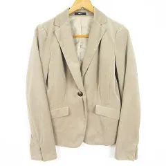 コムサイズム COMME CA ISM コーデュロイ テーラード ジャケット M カーキ kz9889