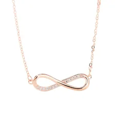 [Liebendo] ネックレス 錆びないネックレス レディース 人気 おしゃれ 日常用 通勤 誕生日プレゼント 女性 チェーン ステンレス 細め 華奢 繊細 可愛い シンプル おしゃれ 普段使い 調節可能 ギフト チョーカー 金 銀 (ロ [ローズゴールド]