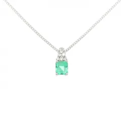 PT900/PT850 エメラルド ネックレス