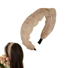 カチューシャ ヘアバンド シアー フリル 透け感 オーガンジー ヘアバンド レディース ヘアアクセ 髪留め 韓国風 大人可愛い 結婚式 入学卒業 (シャンパン, フリーサイズ) [シャンパン] [フリーサイズ]