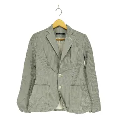 ラルフローレン RALPH LAUREN シアサッカーストライプ2Bテーラードジャケット レディース  4