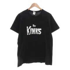 ヴィンテージ VINTAGE GILDAN THE KINKS Tシャツ L 半袖 ロゴ プリント 黒 ブラック /AE