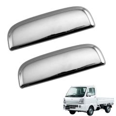 MORASTYLE スズキ キャリイ キャリイトラック DA16T スーパーキャリイ メッキ ドアハンドルカバー ノブ 2PC セット 外装 カスタム パーツ 軽トラ ドレスアップ 